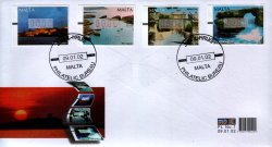 Postage Labels (first ever Maltese set)